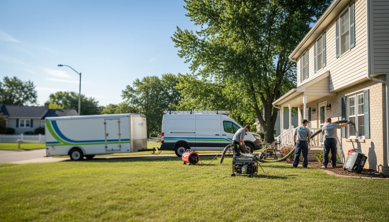 Flooded Basement Restoration And Cleanup With Repair in Hubbard, NE near me